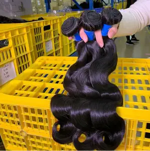 Can染色するローズヘア製品6aバージンヘア、Unprocessed Rawロワイヤルヘアエクステンション、ブロンド水波の毛延長