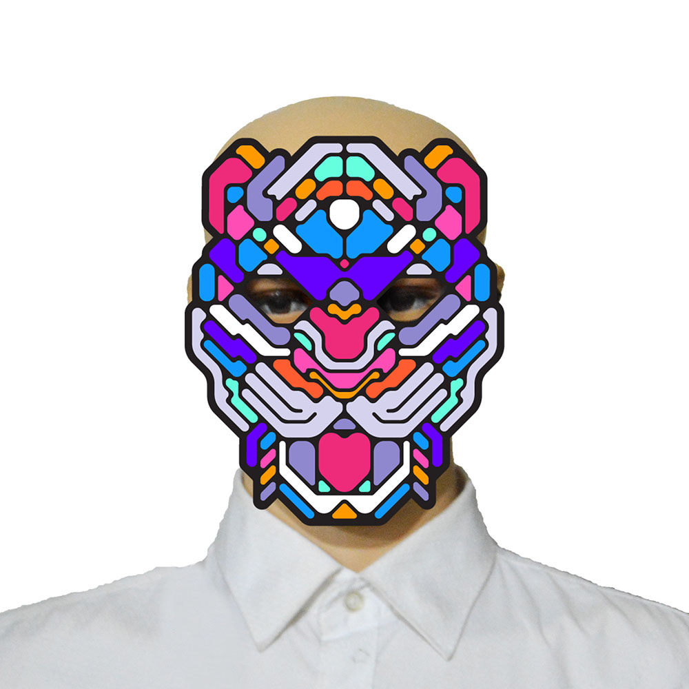 ZOgift 2018 nouvelle arrivée de partie de mode <span class=keywords><strong>lumineux</strong></span> <span class=keywords><strong>led</strong></span> rave <span class=keywords><strong>masque</strong></span> animaux Halloween light up <span class=keywords><strong>masque</strong></span> - Product Image 4