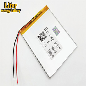 Venta wholesale ultra thin 299098 batteries 3500 mAh lipo battery 3,7 V rechargeable lithium ion polymer - Product Image 4