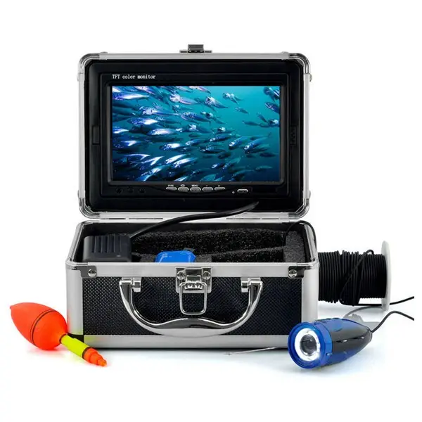 מתחת למים מצלמה מתחת למים בארות CCTV מצלמה 800 TVL 800 טלוויזיה קו 4500mah ליתיום סוללה עמיד למים/עמיד CMOS