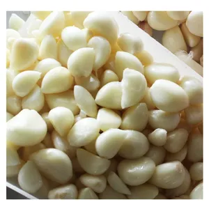 China White 10kg Karton BRC-zertifizierter IQF Gemüse gefrorener Knoblauch