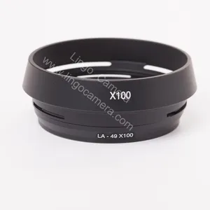 LC4101 LC4102 Lens Hood LA-49X100 for Fuji X100 X100S X100T Camera with Adapter Ring