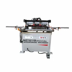 single drilling line with multiple spindles wood drilling machine for panel furniture