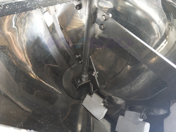 Промышленный паровой чайник KUNBO 300L 500L 1000L с жаккардовым покрытием для приготовления пищи и смешивания