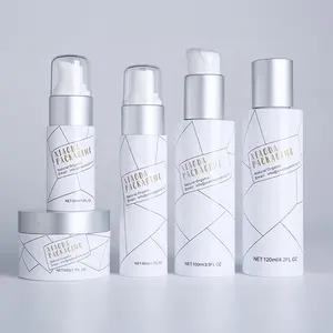 Cosmetic Bottle Custom Design Personal Care Empty <strong>Plastic</strong> Screen Printing PET PUMP Sprayer Provided ODM Sprayer <strong>Cap</strong> 10ML-500ML - Product Image 1