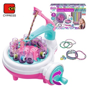 Ensemble <span class=keywords><strong>de</strong></span> beauté pour filles, <span class=keywords><strong>jeux</strong></span> <span class=keywords><strong>de</strong></span> <span class=keywords><strong>maquillage</strong></span> <span class=keywords><strong>et</strong></span> <span class=keywords><strong>de</strong></span> déguisement, machine à faire des cordes DIY, jouet en corde arc-en-ciel - Product Image 6