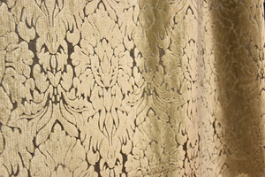 Cortina de ventana de color marrón decorativa bordada soluble en agua de lujo europeo, proveedor de china, productos más vendidos - Product Image 4
