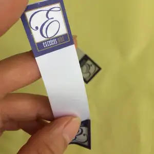 strong Fabric material self adhesive sticker label for clothes