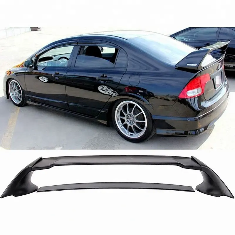 CZJ สปอยเลอร์หลังรถยนต์,สำหรับ Honda CIVIC 06-2011 MUGEN