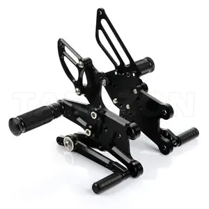 top quality motorcycle cnc rear sets rear set footrest foot pegs for honda