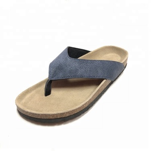 Sandali Infradito Estivi All'Ingrosso per Uomo <span class=keywords><strong>con</strong></span> <span class=keywords><strong>Suola</strong></span> in <span class=keywords><strong>Sughero</strong></span> e Soletta in Morbida Pelle - Product Image 2