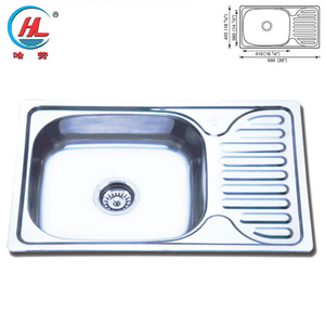 Tamaño del apartamento de la venta caliente Fregadero de la cocina del solo cuenco Acero inoxidable - Product Image 1