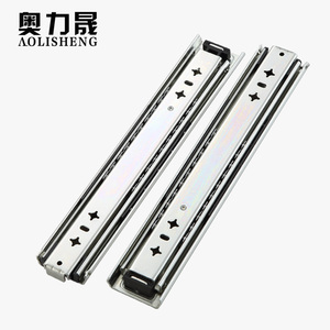 53mm canal telescópico máquinas pesados Cojinete de bolas cajón de carril de deslizamiento <span class=keywords><strong>puerta</strong></span> <span class=keywords><strong>corredera</strong></span> cajón - Product Image 2