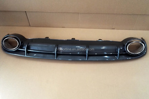 Jc Sportline A6 à RS6 Look carbone réel PP matériau diffuseur arrière avec Exhuast conseils pour Audi 13 - 15 - Product Image 2