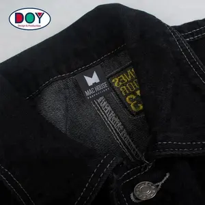 DOY Label оптовая продажа с индивидуальным именем логотип высокой плотности тканые этикетки для одежды этикетки для футболки