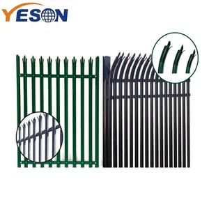 Leveson — clôture d'angle en métal, conception de clôture d'angle en acier de haute qualité