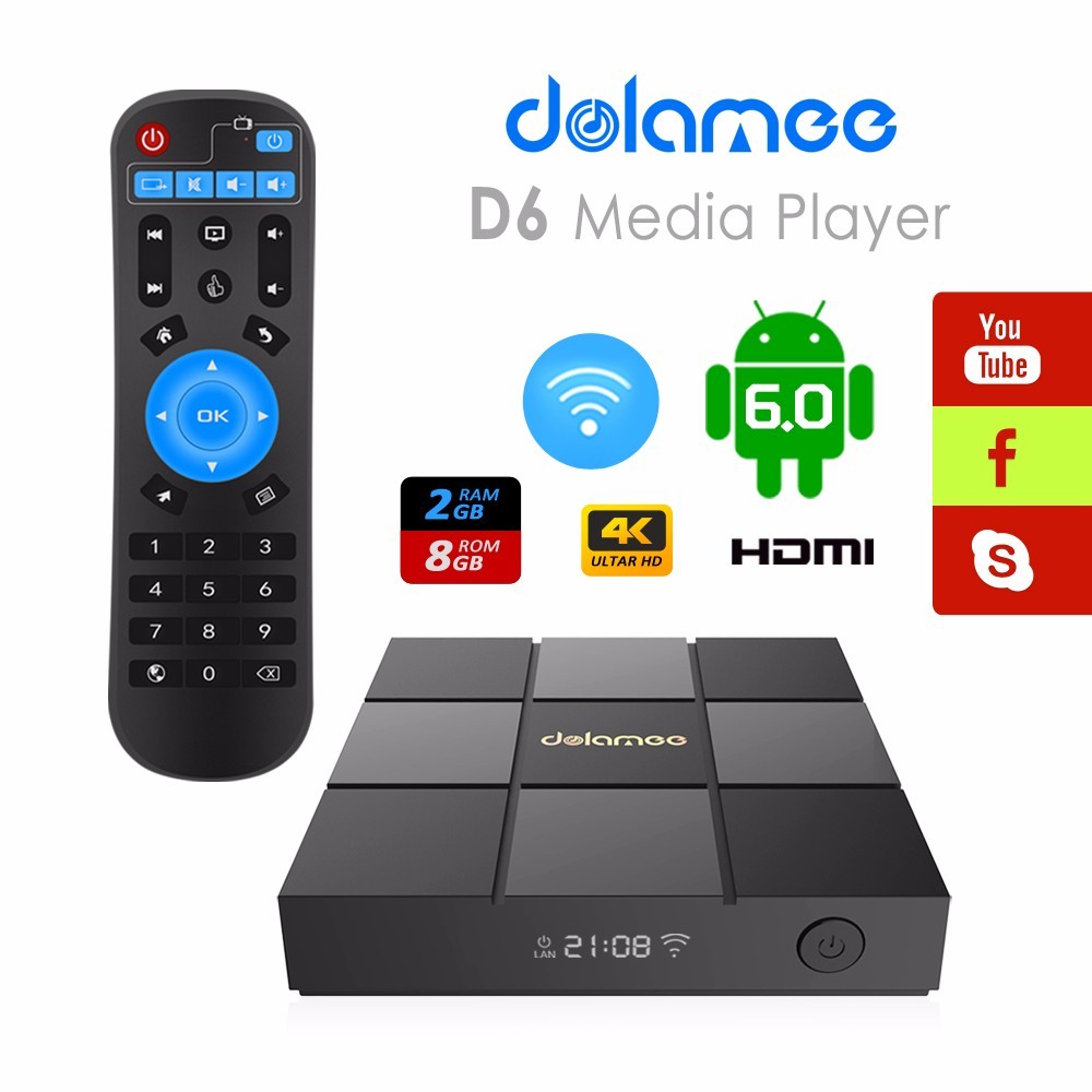 Últimas Android 6.0 Unidades Top Box 2 + 16g Mejor Calidad tictid pro Android 6.0 TV Box