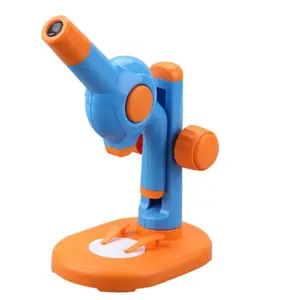 AST-OB玩具15X単眼ステレオ顕微鏡DIYキットオレンジ & ブルーカラー - Product Image 1