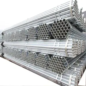 Gi boru 1.5 inç 2mm kalınlığı galvanizli çelik boru kollu düşük fiyat