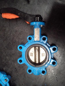 אפס אופסט JIS 10 K מחסנית wcb ידני שסתום שסתום פרפר - Product Image 5