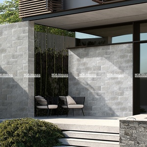 Piedra de seta de imitación para exteriores, revestimiento barato para jardín, pavimentación interior, panel de <span class=keywords><strong>piedras</strong></span> artificiales para pared de Villa, 200x400mm - Product Image 5