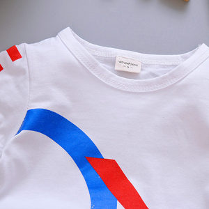 ร้อนขายผลิตภัณฑ์แขนสั้นสบาย boy เสื้อผ้าชุดราคา - Product Image 3