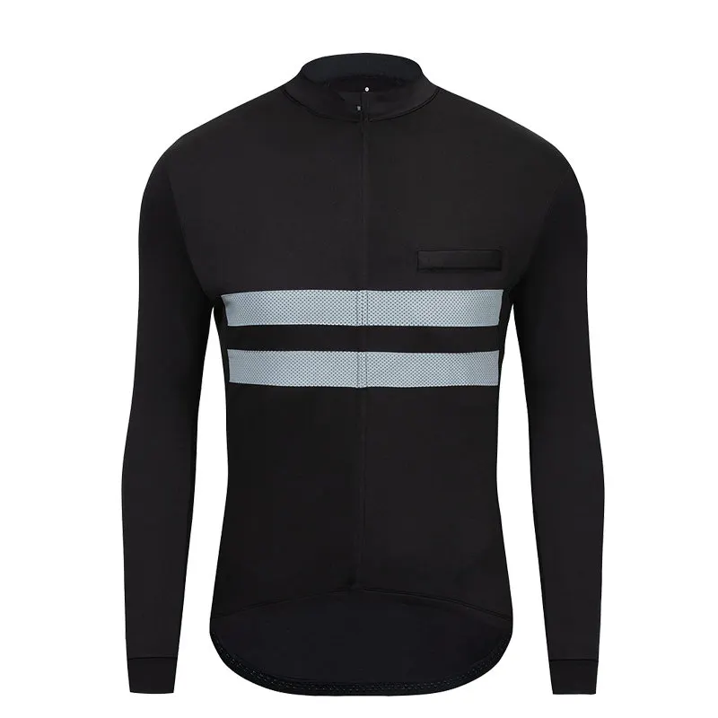 fall winter autumn stay warm long sleeves reflective cycling jacket/ reflective cycling jacket