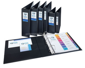 Customized PVC 2d <strong>Ring</strong> Binder/File <strong>Folder</strong>/lever Arch File/binder - Product Image 4