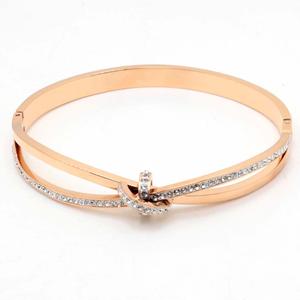AFXSION Commercio All'ingrosso di Vendita Caldo del diamante di pietra Classico braccialetto di modo di disegno di marca di Gioielli In acciaio Inossidabile del braccialetto Delle Donne - Product Image 5