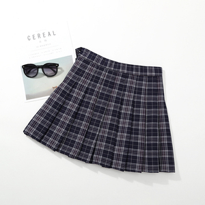 Uniformes scolaires pour enfants, <span class=keywords><strong>jupe</strong></span> plissée à carreaux, taille haute, uniformes scolaires pour filles, <span class=keywords><strong>Mini</strong></span> couteau, jupes plissées - Product Image 5