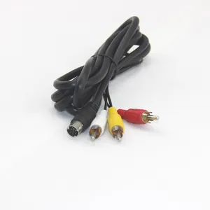 10引脚Mini Din至3RCA AV电缆