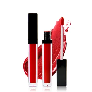 Pabrik OEM Membuat Logo Anda Sendiri Lip Gloss Pembuat 20C Alami Lama Tinggal Matte Lipgloss