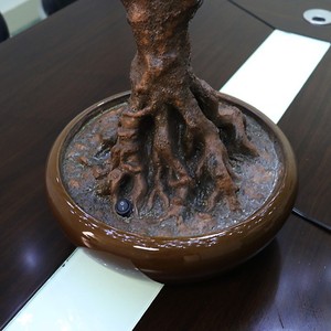 Yumai — arbre à fleurs de cerisier <span class=keywords><strong>led</strong></span> avec pot en céramique, luminaire décoratif d'intérieur, hôtel, fleur de cerisier - Product Image 3