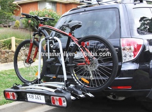 Treasurall-Soporte de bicicleta de 3 bicicletas, TB-009A3 de aluminio, <span class=keywords><strong>bola</strong></span> de <span class=keywords><strong>remolque</strong></span>, montado en la parte trasera - Product Image 5