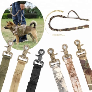 Correa multifunción para perros, correa elástica para entrenamiento de perros, cuerda ajustable, correa retráctil para perros, Correa táctica de entrenamiento de nailon - Product Image 2