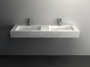CK2021 Fabricant chinois de lavabos doubles en pierre blanche pour salle à manger - Product Image 3