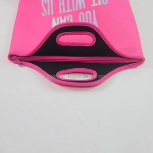 2025 Wieder verwendbare isolierte rosa Neopren-Lunch-Kühltasche mit großer Kapazität für Erwachsene - Product Image 4