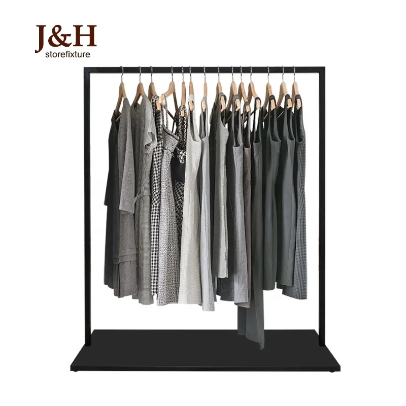 J & H Storefixture בית ריהוט שינה אחת מוט בגדי דוכן תצוגת קניון Stand בגדי קולב מתלה
