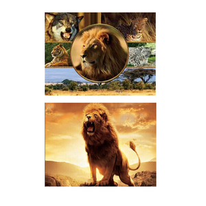 Image <span class=keywords><strong>lenticulaire</strong></span> 3D haute <span class=keywords><strong>définition</strong></span> de lion - Product Image 2