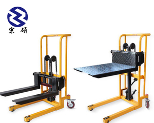 Nhà Máy Giá 500Kg Đặc Điểm Kỹ Thuật 2 Bánh Xe Ổ Đĩa Đôi Dforks Xe Nâng Kích Cỡ Báo Giá Của Nhãn Hiệu Thủy Lực Nâng <span class=keywords><strong>Stacker</strong></span> - Product Image 2