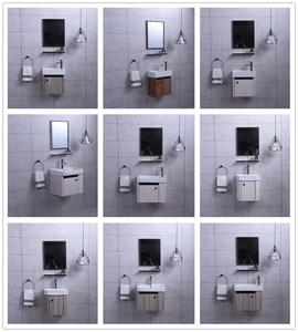 Nuevo Mueble de Baño Compacto y Pequeño de PVC Impermeable con Espejo y Lavabo para Apartamento - Product Image 5