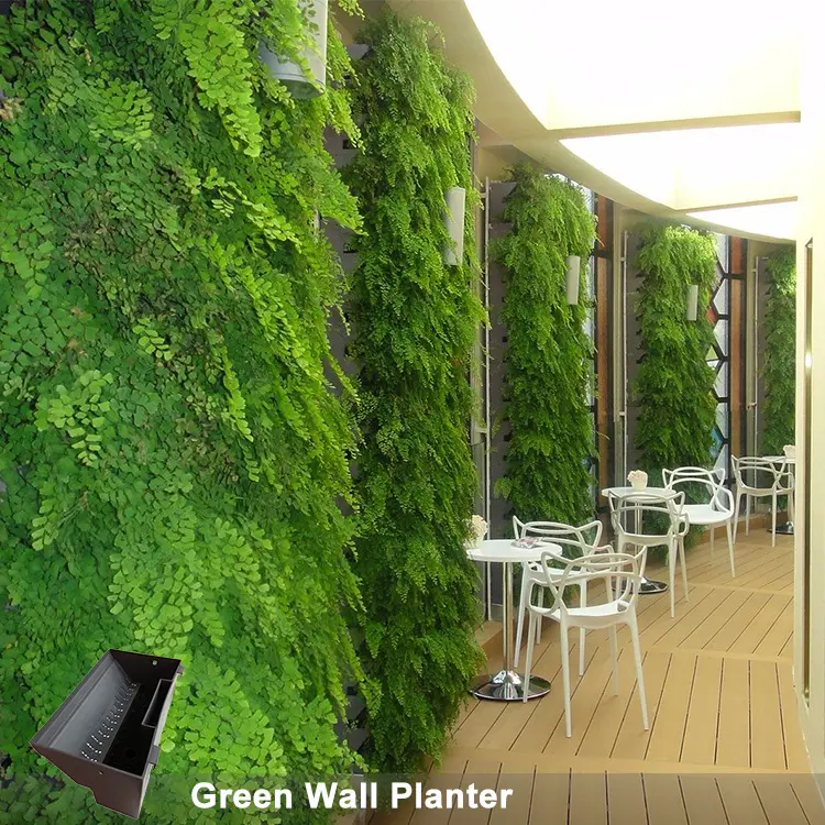 vertical garden system flower pot wall mount green wall planter box