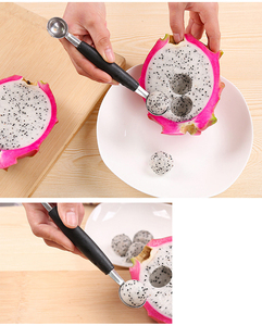 Cuchillo para Tallar Frutas 2 en 1 con Doble Cabeza, Cuchara para Kiwi, Sandía, Melón, Cuchara para Frutas, Cuchara para Puré de Papas, Cuchara para Helado - Product Image 3