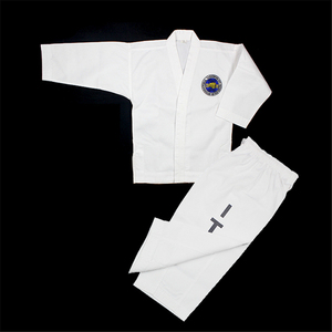 Dobok <span class=keywords><strong>ITF</strong></span>/<span class=keywords><strong>TKD</strong></span>/kárate/Uniforme de Taekwondo, gran oferta, muestra, envío gratis - Product Image 2