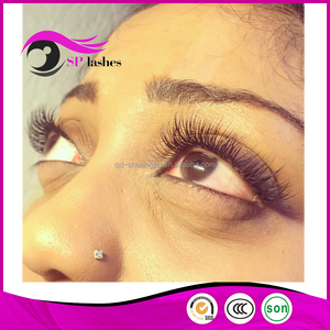 100% de las extensiones de pestañas LASH Falso C U R L CURL verdadera hecha a mano de visón pestañas piel de la piel del visión - Product Image 6