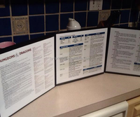 En plastique pvc restaurant menu couverture