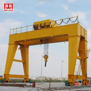 Weihua Crane 5 ton 10 ton 20 ton A Type with Hook Double Girder Gantry Crane for sale