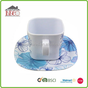 Venta al por mayor <span class=keywords><strong>otra</strong></span> vaso, tazas y platillos de café, melamina con mango - Product Image 3