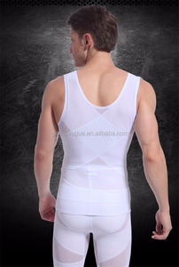 Gilet en maille amincissant pour l'abdomen respirant pour hommes Corset de niveau de contrôle ferme pour l'effet de renforcement de la forme du ventre de la bière - Product Image 6