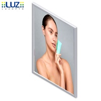 Bingkai Klik Aluminium Tebal 21mm A1 A2 Lampu LED SMD 2835 Suhu Warna 3000-14000K Ukuran Dapat Disesuaikan Tampilan untuk Poster atau Grafik